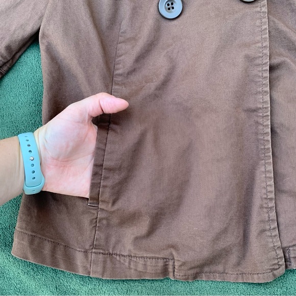 Brown Cropped Jacket - Picture 5 of 8